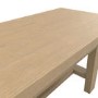 Large Oak Dining Bench - Seats 3 - Bourton