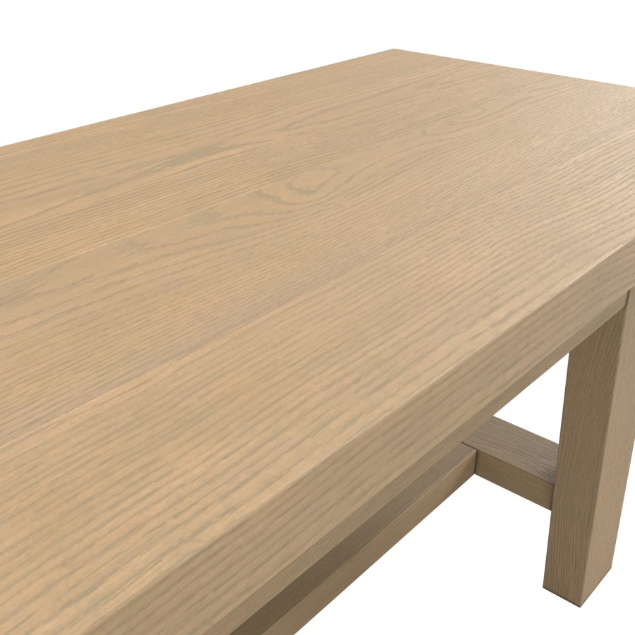 Large Oak Dining Bench - Seats 3 - Bourton