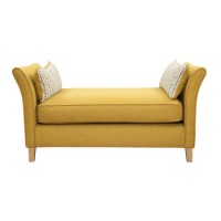 Darwin Day Bed Sofa in Mustard Fabric