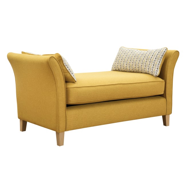 Darwin Day Bed Sofa in Mustard Fabric