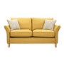 Darwin 2 Seater Sofa in Mustard Fabric