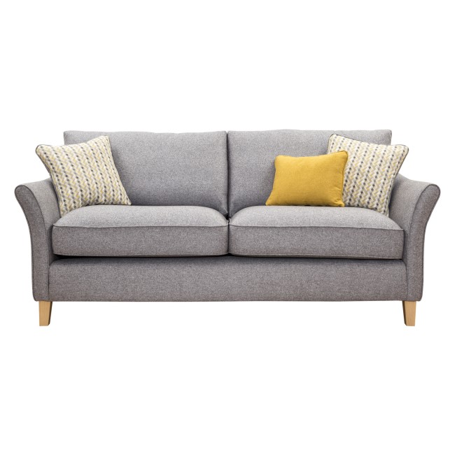 Darwin 3 Seater Sofa in Grey Fabric