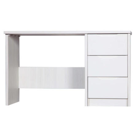 Avola Dressing Table in White with Cream Gloss