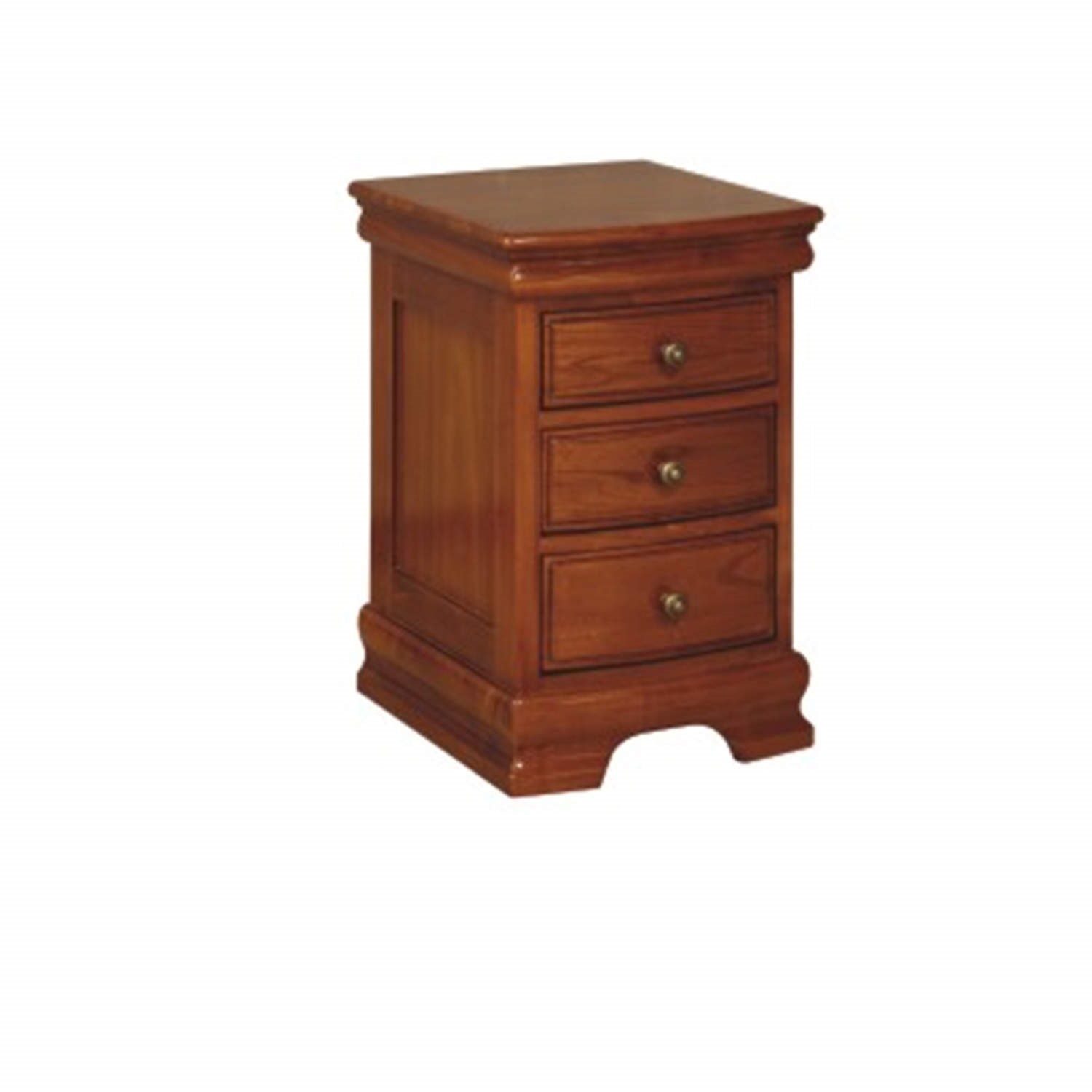 Wilkinson Furniture Dumont Solid Wood 3 Drawer Bedside Table