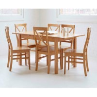 Furniture Link Durham Rectangular Extending Dining Table