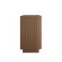 Walnut Ribbed 6 Drawer Chest - Drew 
