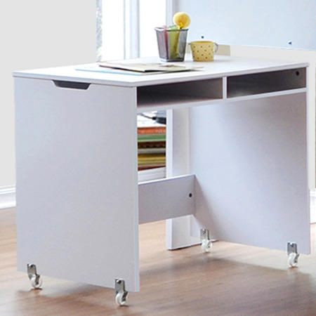 GRADE A2 - Dynamo White Cabin Bed - Ladder Can Be Fitted Either Side!