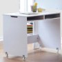 GRADE A2 - Dynamo White Cabin Bed - Ladder Can Be Fitted Either Side!