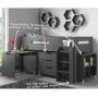 GRADE A1 - Dynamo Dark Grey Cabin Bed - Ladder Can Be Fitted Either Side!