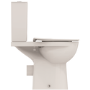 Ideal Standard Eurovit+ Comfort Height Close Coupled Toilet with Soft Close SeatEUROVIT+ CC BWL HO RSD BI 6/4 SCL S&C(C) Open Back