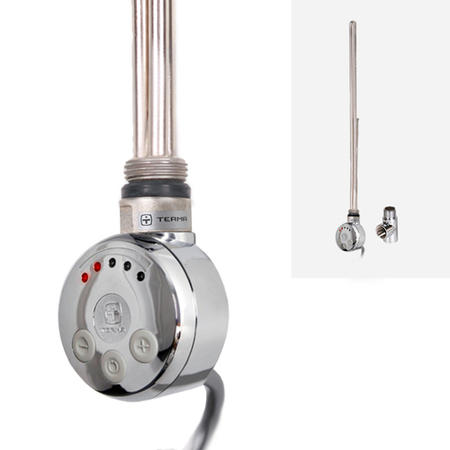 Terma MEG 600W Heating Element Chrome + T-Piece