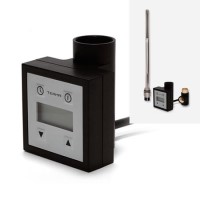 Terma KTX 3 + TS1 200W Heating Element Black + T-Piece Terma KTX 3 + TS1 200W Heating Element Black + T-Piece