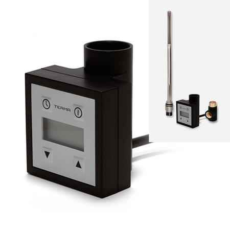 Terma KTX 3 + TS1 200W Heating Element Black + T-Piece