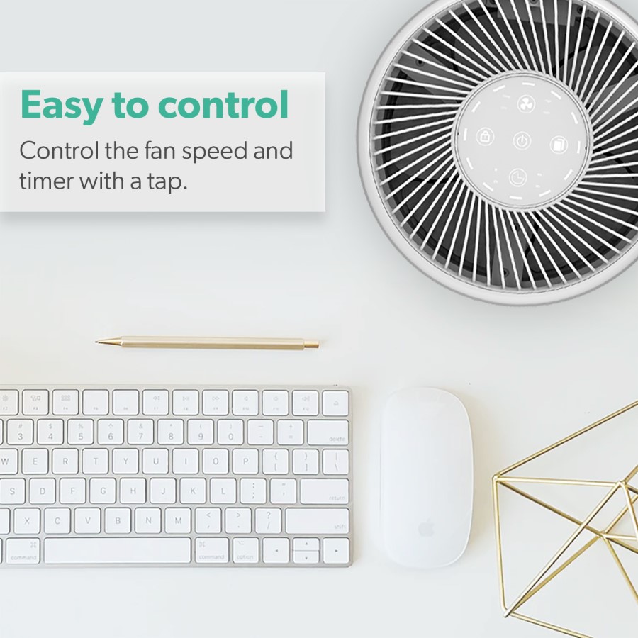 electriQ 3 Stage Smart HEPA Air Purifier with Aroma Diffuser