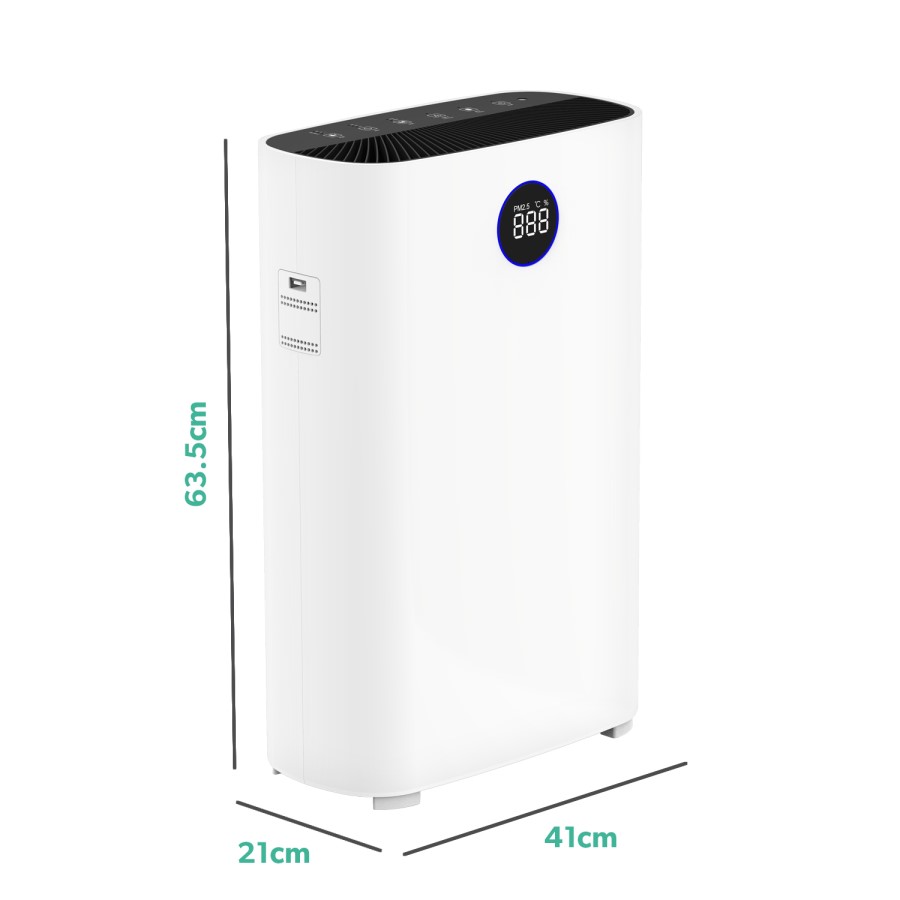 electriQ 3 Stage PM2.5 HEPA Air Purifier 300 CADR Great for Rooms up to 120 Sqm