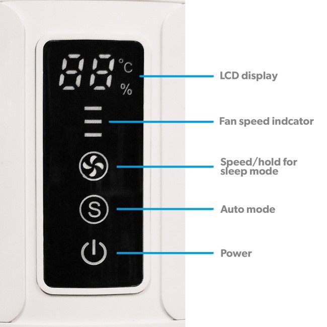 electriQ 4 Stage HEPA Ioniser Air Purifier