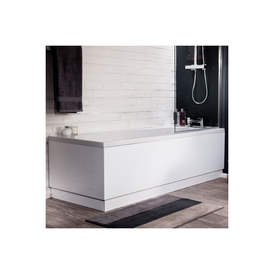 GRADE A1 - Bath Panel 1700mm MDF High Gloss Bath Front & Plinth
