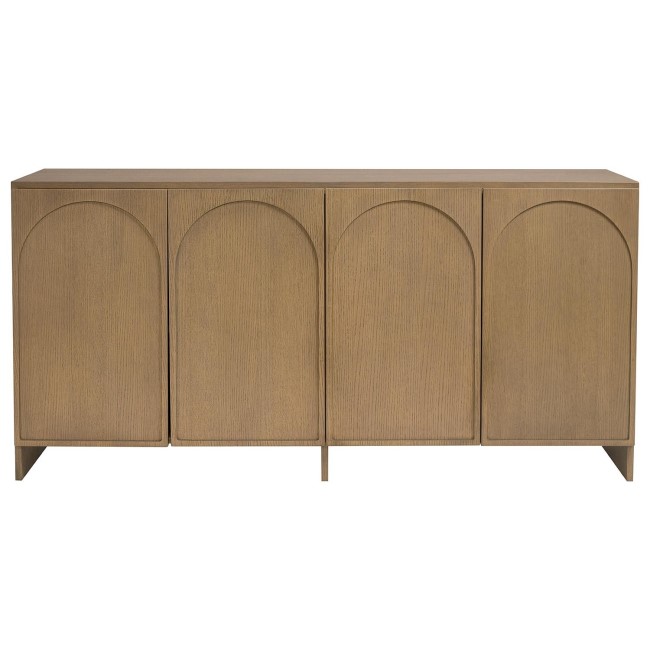 Large Oak Sideboard with Arch Detail - 4 Doors - Ellie