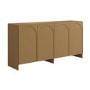 GRADE A2 - Large Oak Sideboard with Arch Detail - 4 Doors - Ellie