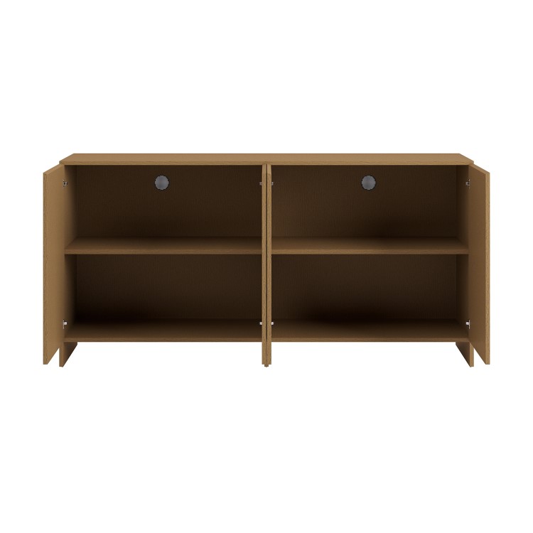 ALMOST PERFECT - Large Oak Sideboard with Arch Detail - 4 Doors - Ellie