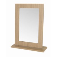 One Call Furniture Shaker Gloss Mirror in Veradi Oak