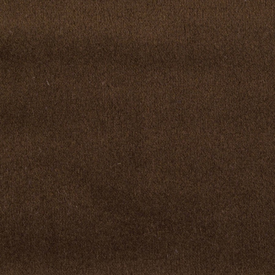 Brown Velvet High Back Office Chair - Effie 