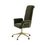 Khaki Velvet High Back Office Chair - Effie 