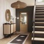 Palermo Essential 2XG Internal Oak Door with Clear Etched Glass - 1981 x 686 x 35 mm, Unfinished