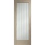 Suffolk Essential Pattern 10 Internal Oak Door with Clear Etched Glass - 1981 x 762 x 35 mm, Unfinished