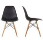 LPD Eiffel Chairs Set of 4 in Black