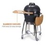 Boss Grill The Egg - 18 Inch Ceramic Kamado Style Charcoal Egg BBQ Grill