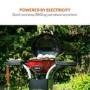 Boss Grill Compact Electric BBQ Grill with Cover - Red