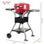 Boss Grill Compact Electric BBQ Grill with Cover - Red