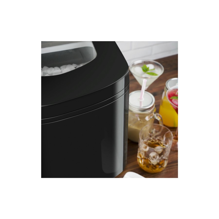electriQ Countertop Ice Maker in Black
