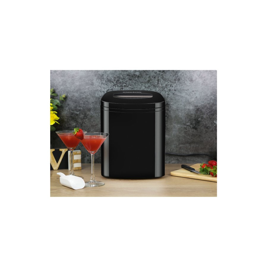 electriQ Countertop Ice Maker in Black