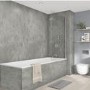 Grey Scafell Slate Wall Panel 1200mm with Tongue and Groove - Wetwall