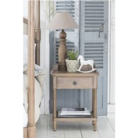 Willis and Gambier Elle Solid Ash 1 Drawer Bedside Table