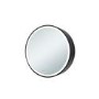 Black Sliding Bathroom Mirror Cabinet with Lights 600 x 600mm - Elara
