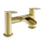 Brushed Brass Bath Mixer Tap - Elina