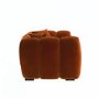 Burnt Orange Velvet Love Seat - Elod