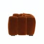 Burnt Orange Velvet Love Seat - Elod