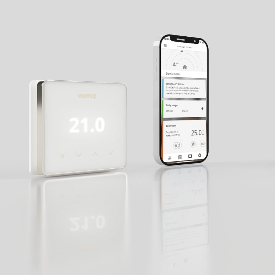 Element White WiFi Underfloor Heating Thermostat - Warmup
