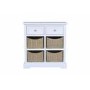 White Solid Wood Sideboard with Shoe Storage - Elms