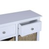 White Solid Wood Sideboard with Shoe Storage - Elms