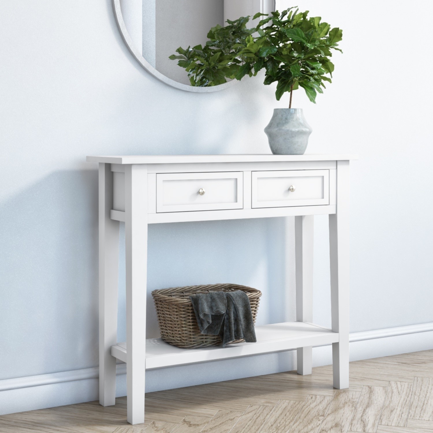 Small Console Table With Drawers, Small Narrow Console Table With Drawers