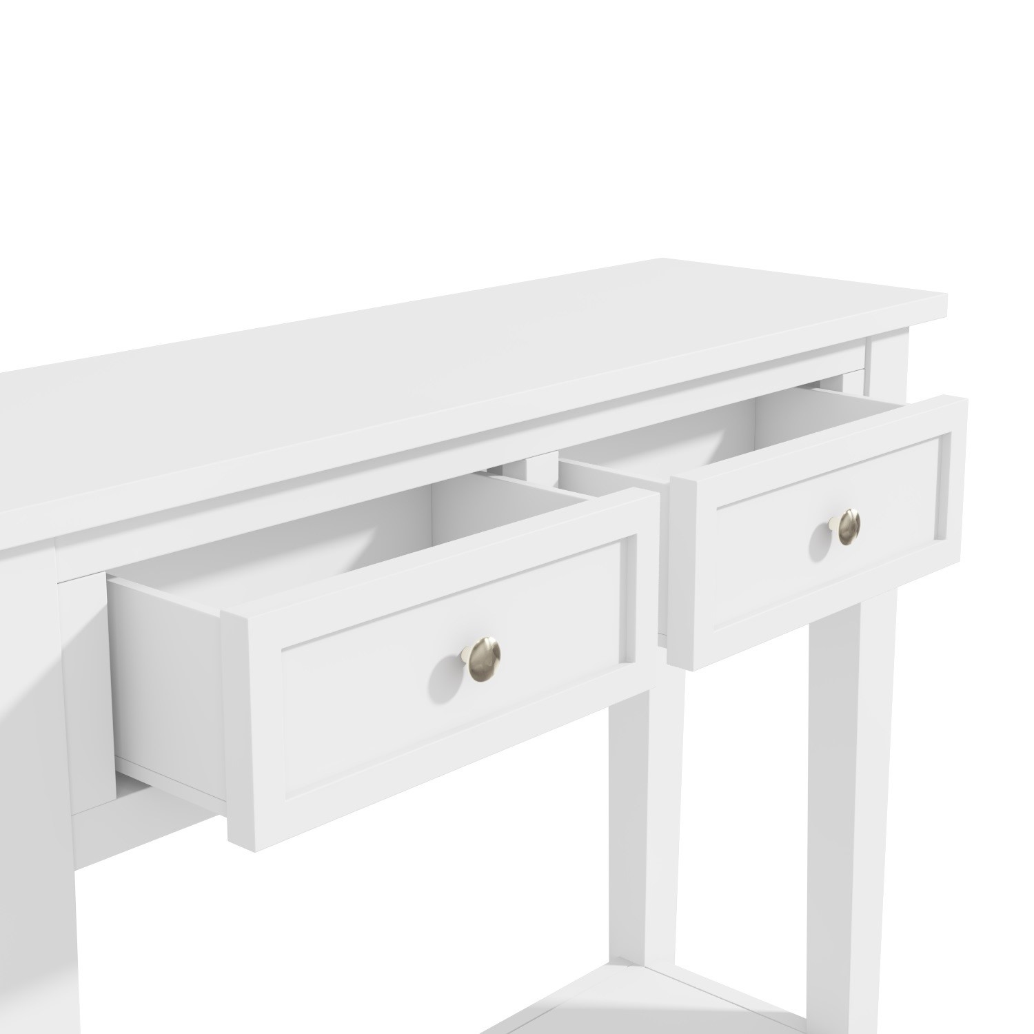 Narrow White Console Table