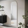 Arched Backlit Heated Bathroom Mirror with Lights 500 x 1800mm - Elod