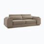 Mink Velvet 3 Seater Sofa - Elvi