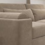 Mink Velvet 3 Seater Sofa - Elvi