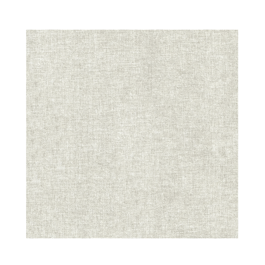 Cream Woven Fabric Slipcover Footstool - Eliza